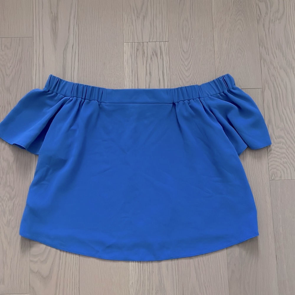 Topshop off shoulder blouse